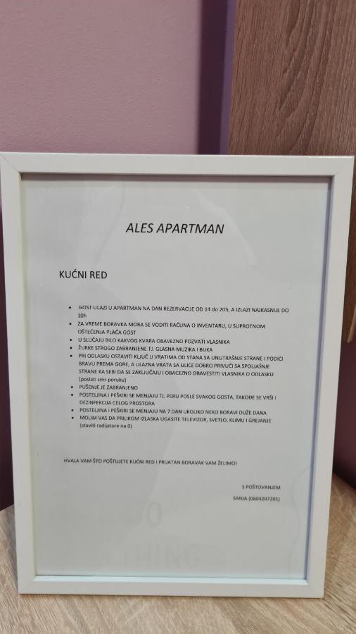 Ales Apartman Σόμπορ Εξωτερικό φωτογραφία